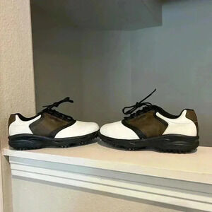 FootJoy Soft Spike Oxford Golf Cleat Shoe 45020 White Leather Youth Size 6Y